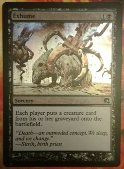 mtg magic exhume FOIL ENGLISH deterrement premium deck series graveborn 4 availa - Image 1