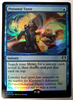 MTG: Commander Masters - Personal Tutor - FOIL Rare - 0110 VLP - Image 1