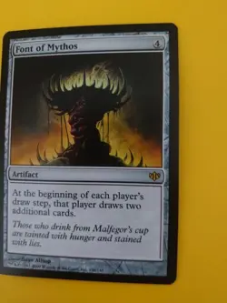 Font of Mythos. Conflux rare artifact Magic the Gathering Card. - Image 2