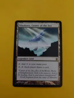 Mikokoro, Center of the Sea. Artist proof. John Avon kamigawa land MTG Card rare - Image 1