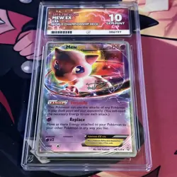 2012 Pokemon, Dragons Exalted, #46/124 Mew EX, 2014 World Championships TO - Image 2