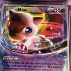 2012 Pokemon, Dragons Exalted, #46/124 Mew EX, 2014 World Championships TO - Image 3