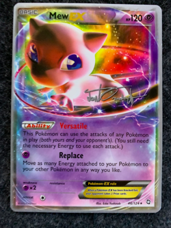 2012 Pokemon, Dragons Exalted, #46/124 Mew EX, 2014 World Championships TO - Image 1