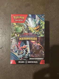 Pokemon TCG Twilight Masquerade Booster Bundle Box Factory Sealed 6 Packs/Box - Image 1