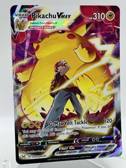 Pikachu VMAX TG17/TG30 SWSH Lost Origin Trainer Gallery Holo Pokemon TCG Card - Image 2