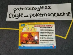 New Friends And Farewells #59 Pokemon Topps The First Movie (Blue Label) VLP - Image 2