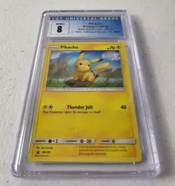 Pikachu SM183 Black Star Promo -Unbroken Bonds *CGC 8 NM/MINT* Holo Pokemon Card - Image 2
