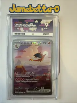 Pokemon TCG 199/165 Charizard EX Ace 9 Special Illustration English Edition - Image 1