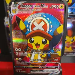 Pikachu Chopper Pokemon Card VMAX GX EX GX ACG V Holo Cosplay - Image 1