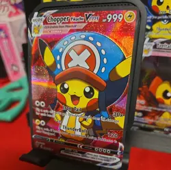 Pikachu Chopper Pokemon Card VMAX GX EX GX ACG V Holo Cosplay - Image 3