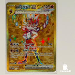 Pokemon TCG | Cinderace ex 163 Scarlet & Violet Promo Ultra Rare Holo | English - Image 1