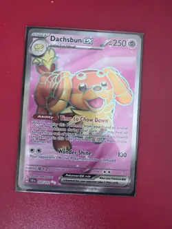 Dachsbun EX 160/142 Holo Ultra Rare S&V Stellar Crown Pokemon Card - Image 1