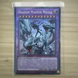 Yugioh RA04-EN055 Dragon Master Magia Ultimate Rare 1st Edition - Image 1