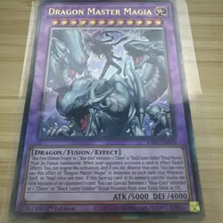 Yugioh RA04-EN055 Dragon Master Magia Ultimate Rare 1st Edition - Image 2