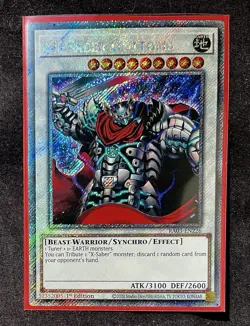 XX-Saber Gottoms Platinum Secret Rare 1st Edition Yu-Gi-Oh! Card [RA03-EN226] - Image 1