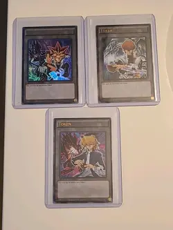 3 Card Token Set Yami Kaiba Joey Limited Edition Ultra Rare LDK2 Yu-Gi-Oh! (NM) - Image 1