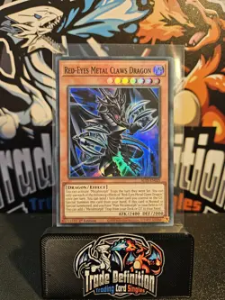 Red-Eyes Metal Claws Dragon ALIN-EN025 Super Rare 1st Edition YuGiOh Card - Image 1