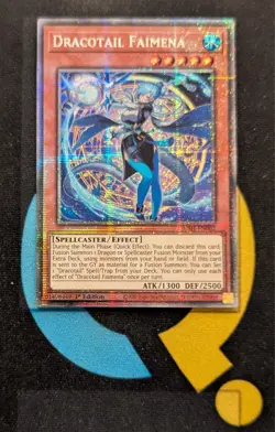 JUSH-EN002 Dracotail Faimena Starlight Rare 1st Ed YuGiOh - Image 1