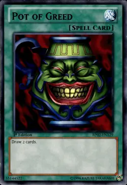 Pot Of Greed - Black Rare 1st Edition BP02-EN129 - LP - YuGiOh - Image 1