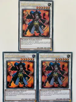Yugioh Goyo Guardian BLAR-EN057 Ultra Rare NM x3 Play Set - Image 1