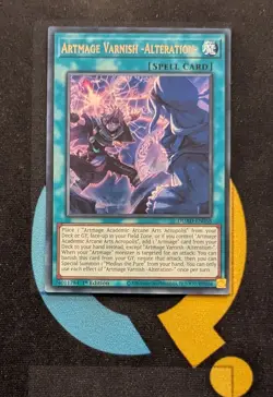 DUAD-EN058 Artmage Varnish -Alteration- Ultra Rare 1st Ed YuGiOh - Image 1