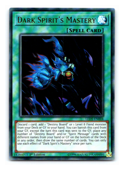 Dark Spirit's Mastery - LED5-EN004 - Ultra Rare - 1st Edition - Yugioh - Image 1