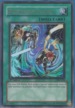 Yu-Gi-Oh! Dimension Fusion IOC-094 1st Ed. Ultra Rare Format Goat 1996 EXCELLENT - Image 1