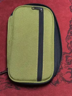 Yugioh! - Green Zippered Calculator Case with Card Slots for TI-83 84 - Image 1