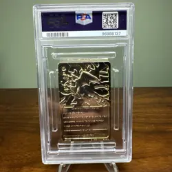 1999 BURGER KING POKEMON GOLD CARDS CHARIZARD PSA 8 - Image 3