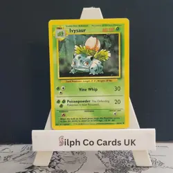 Ivysaur 30/102 Base Set Pokemon Card WOTC - Image 1