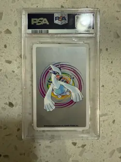 2000 POKEMON SILVER VERSION PLAYING CARDS KING OF HEARTS #245 SUICUNE PSA 9 - Image 3