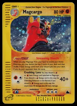 Magcargo - H17/H32 - Pokemon Card Skyridge Holo Rare - MP - Image 1