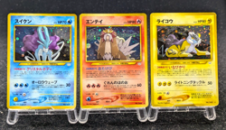Pokemon Card Suicune Entei Raikou 3 Set Neo Revelation Base Set Vintage Japanese - Image 1