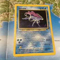 Pokemon TCG 2001 Neo Revelation Set: Suicune 27/64 - Non-Holo Rare Card - LP/NM - Image 1