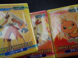 Pokemon Bandai Promo Waterproof Bathroom Menko Card x3 Blaziken Evolutions #5531 - Image 3