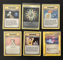 Pokemon TCG Lot of 61 Vintage Trainer Cards - Image 1