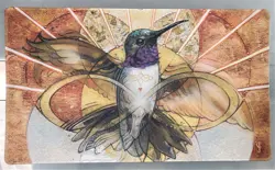 Terese Nielsen Hummingbird Playmat 24x14 New with Free Shipping - Image 1