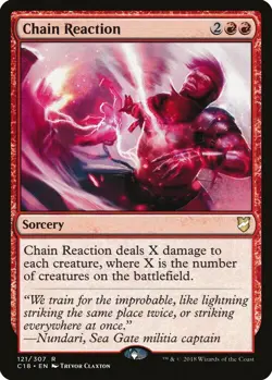 Chain Reaction ~ Commander 2018 [ NearMint ] [ Magic MTG ] - Image 1