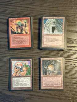 Magic: The Gathering Lot Of 170 Fallen Empires 1994 Lightly Played A Few Rares - Image 1