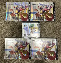 *SEALED* Magic the Gathering Final Fantasy Collector Booster Box + 4 Omega PACKS - Image 1