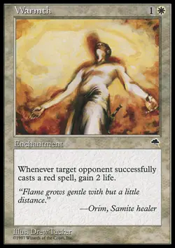 MTG WARMTH EXC - TEPORE - TE - MAGIC - Image 1