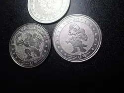 Pokemon Card Meiji Promo Battle Coin x3 Machamp Evolutions #5454 - Image 4