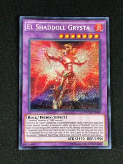 YUGIOH EL SHADDOLL GRYSTAL NECH-EN048 SECRET - Image 1