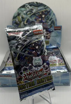 Yu-Gi-Oh! 2025 Justice Hunters 1st Edition Sealed Booster Pack - *IN HAND* - Image 2