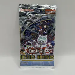 Yu-Gi-Oh! 2025 Justice Hunters 1st Edition Sealed Booster Pack - *IN HAND* - Image 3