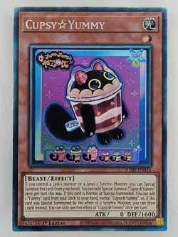 Yu Gi Oh - JUSH-EN016 Cupsy ⚝ Yummy - Collector's Rare - Image 1