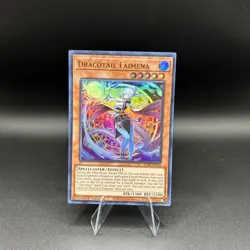 YU-GI-OH! Dracotail Faimena JUSH-EN002 Ultra Rare Justice Hunters - Image 1