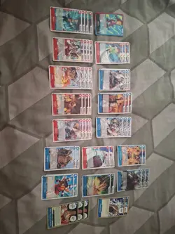 Ready To Play Red/Blue Marco Phoenix Whitebeard Pirates Deck One Piece Tcg - Image 1