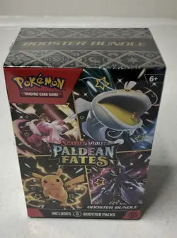 Pokemon TCG Scarlet & Violet PALDEAN FATES Booster Bundle Box - 6 Packs New - Image 1
