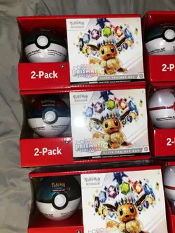 Sam’s Club Pokemon Prismatic Etb And Pokeball Bundle! Lot Of 6 - Image 3